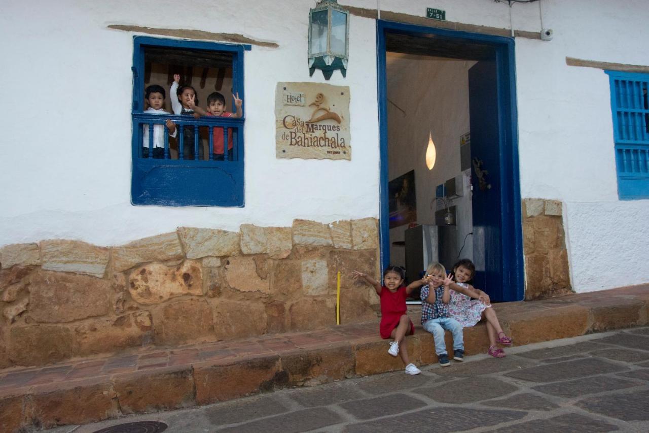 Hotel Casa Del Marquez De Bahichala Barichara Exterior foto